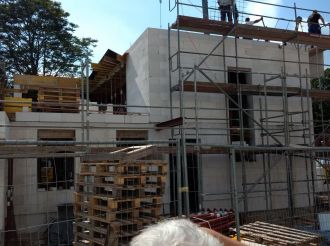 Innenputzsanierung Chorraum Kirche Leimbach